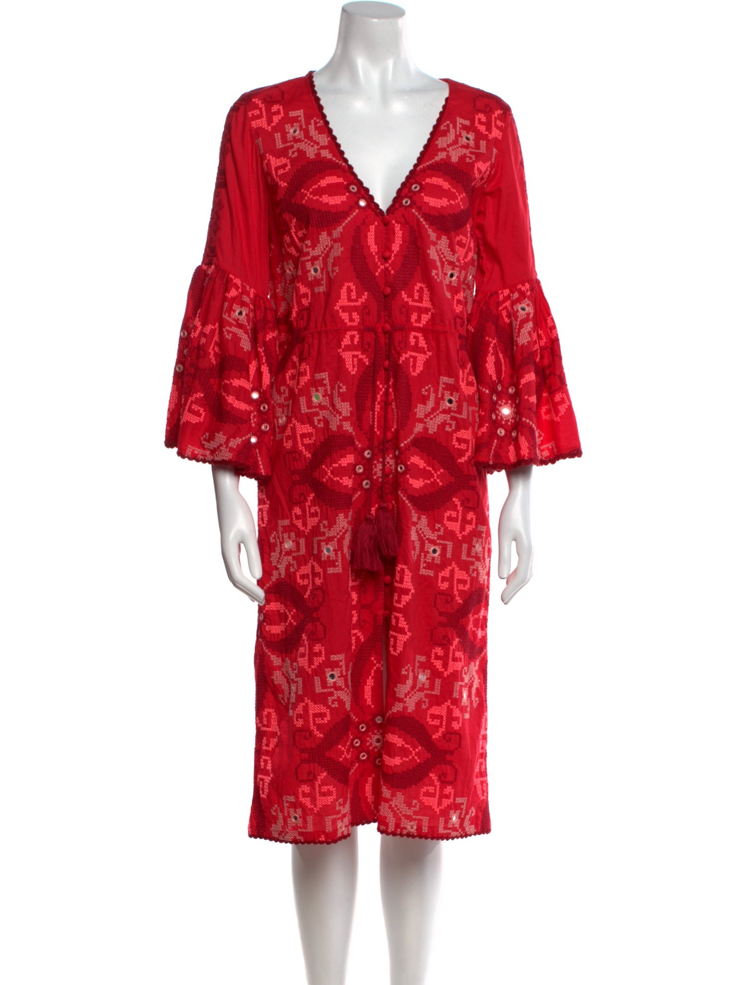 Figue Printed Midi Length Dress w/ Tags