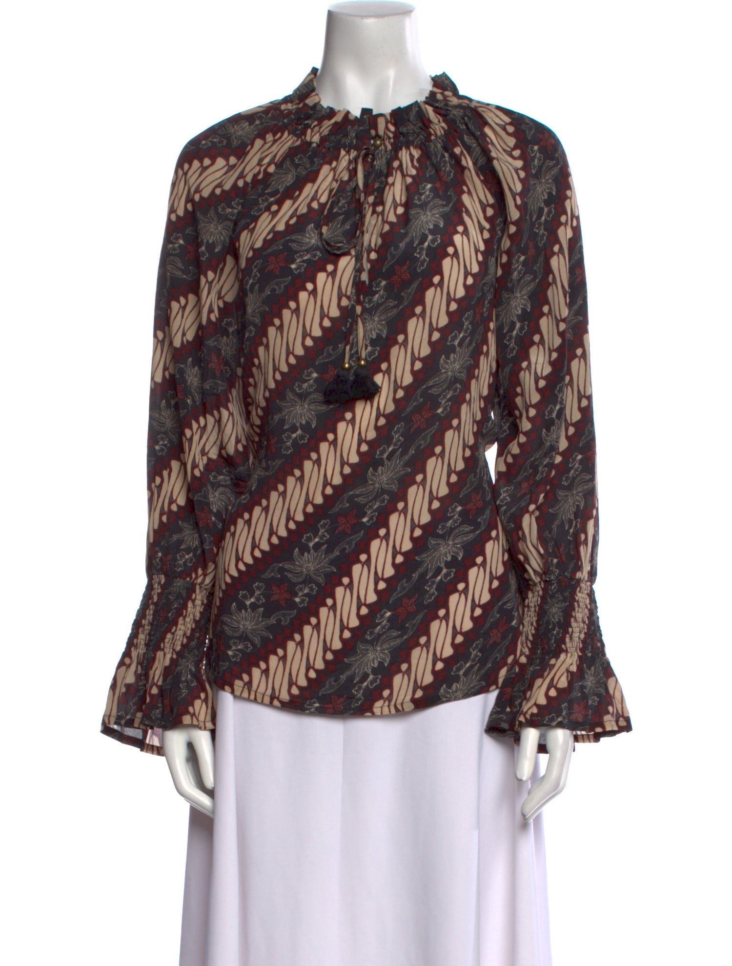 Figue Silk Printed Blouse