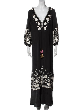 Figue Silk Long Dress