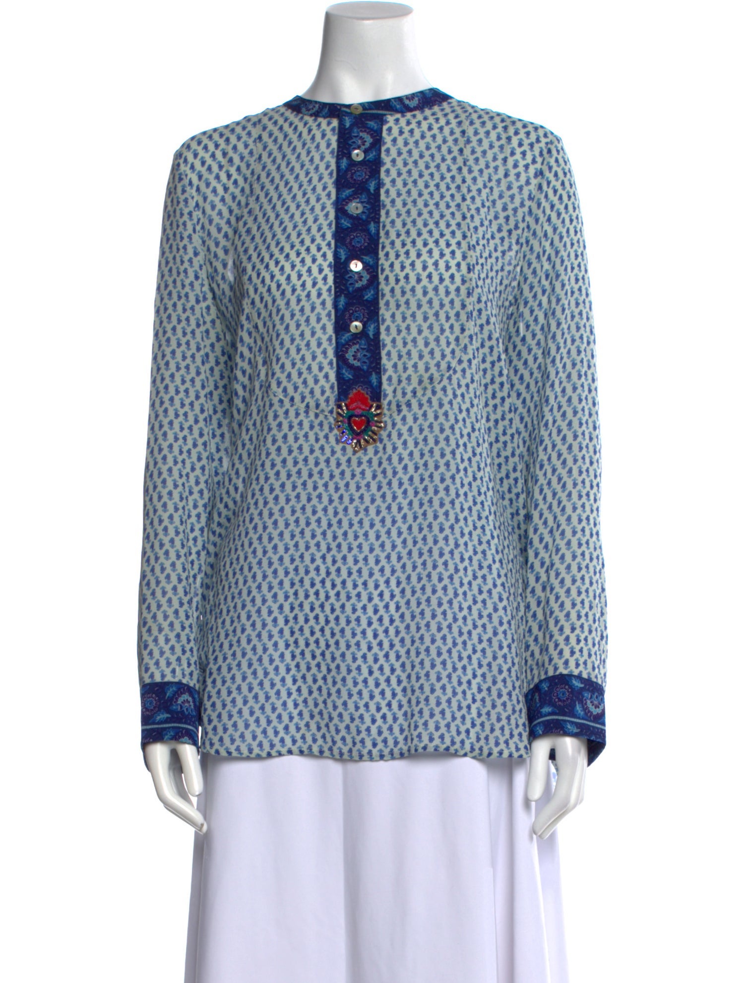 Figue Silk Printed Blouse