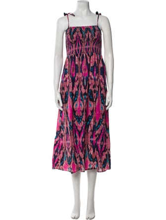 Figue Printed Midi Length Dress