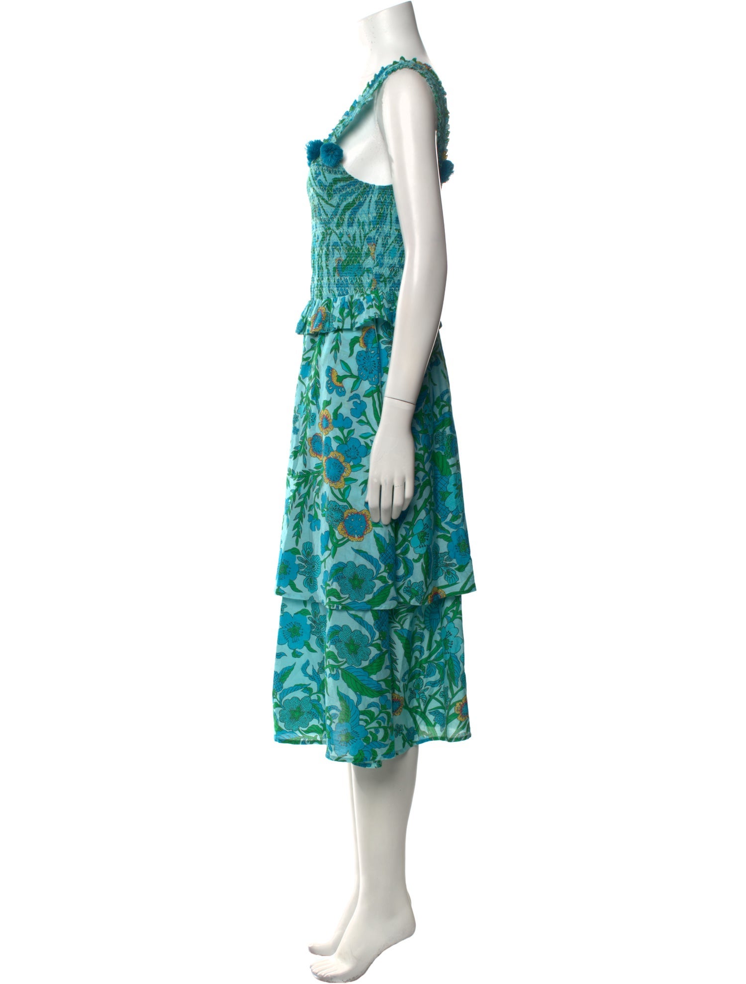 Figue Printed Midi Length Dress