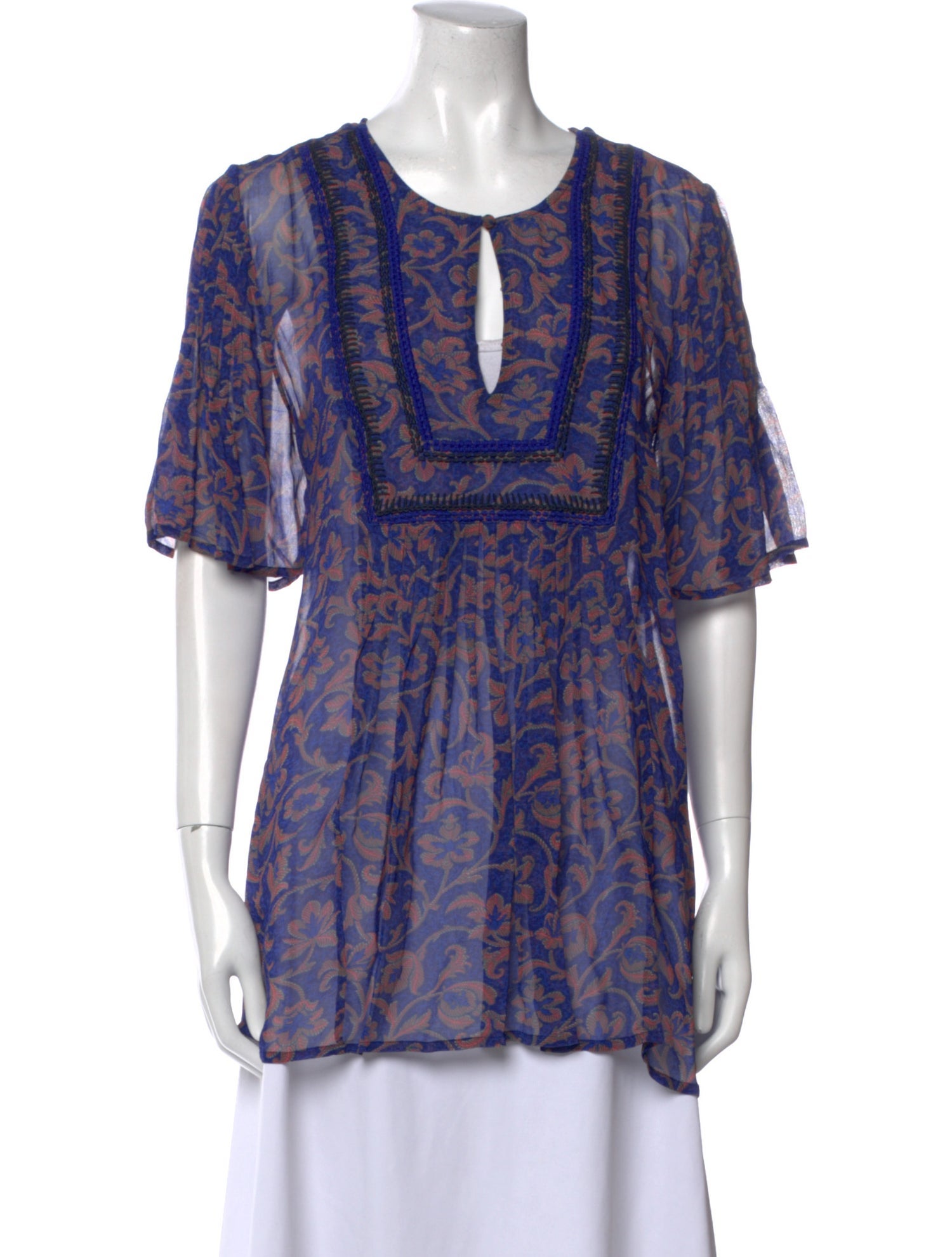 Figue Printed V-Neck Tunic