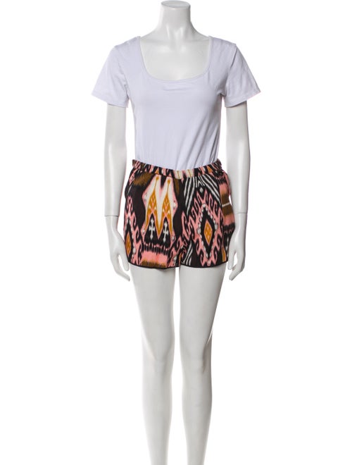 Figue Printed Ruffle Embellishment Short Set