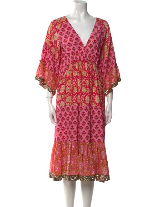 Figue Printed Midi Length Dress