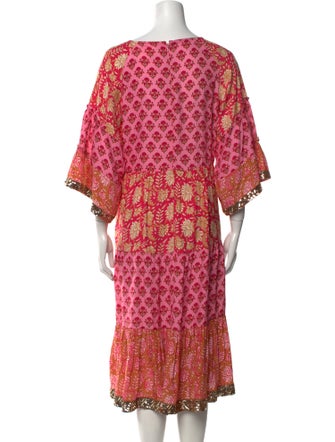 Figue Printed Midi Length Dress