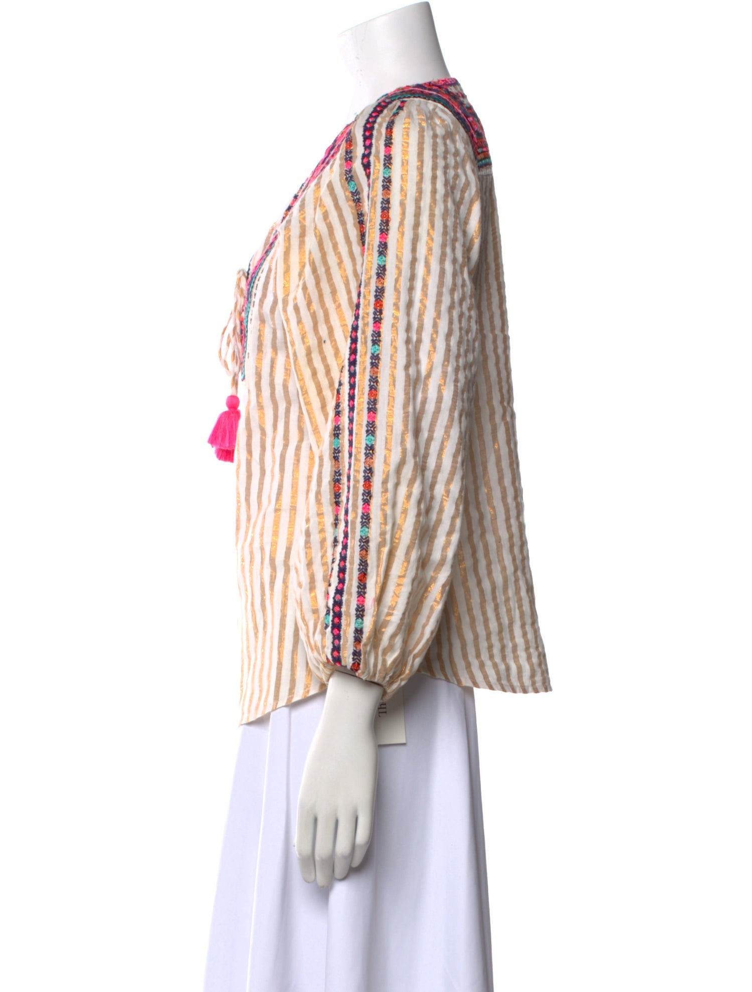 Figue Printed Scoop Neck Blouse