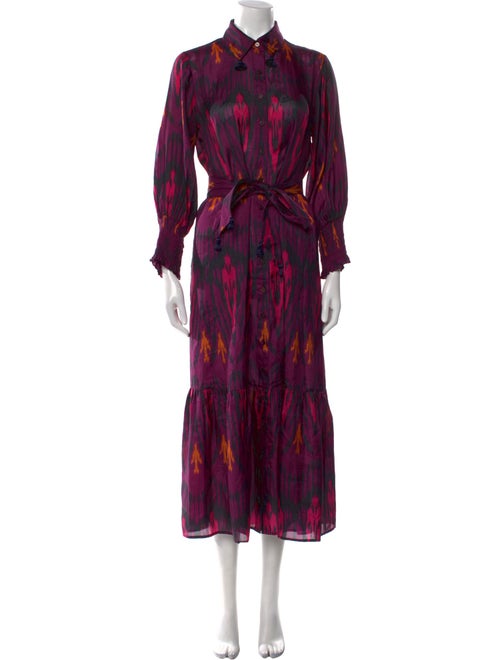 Figue Silk Midi Length Dress