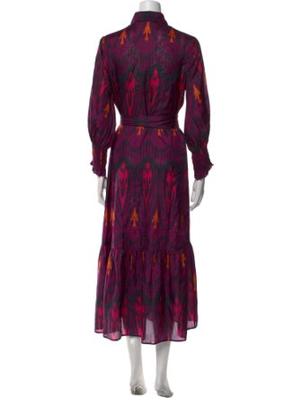 Figue Silk Midi Length Dress