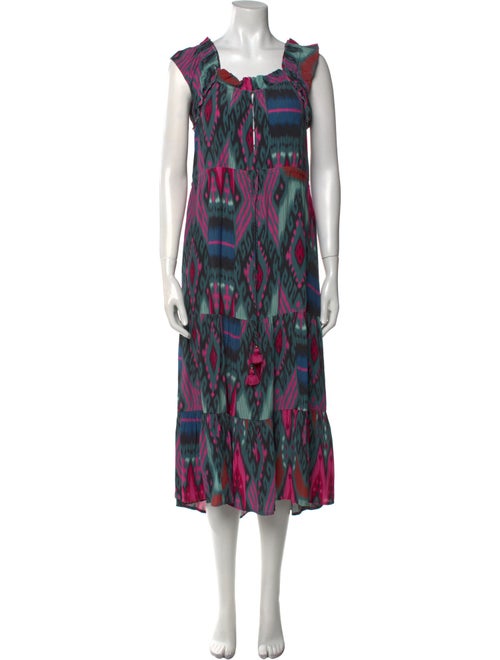 Figue Printed Midi Length Dress