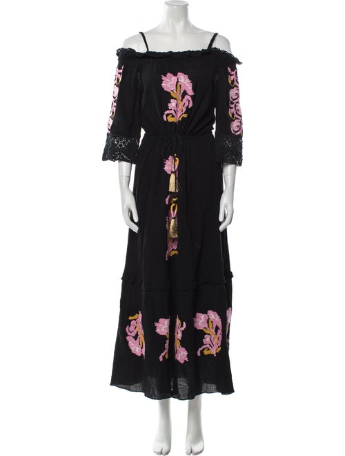 Figue Floral Print Long Dress