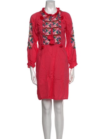 Figue Crew Neck Mini Dress