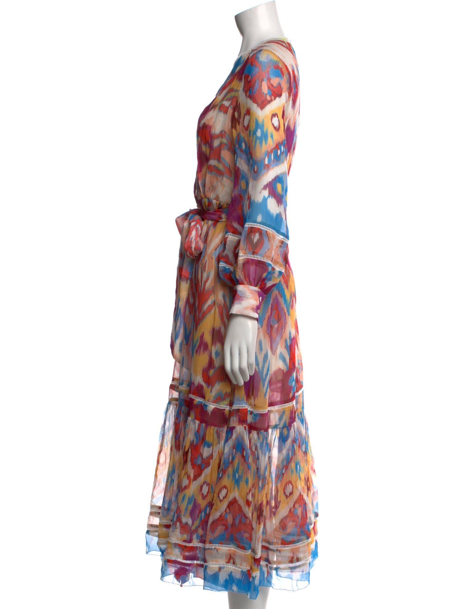 Figue Silk Midi Length Dress