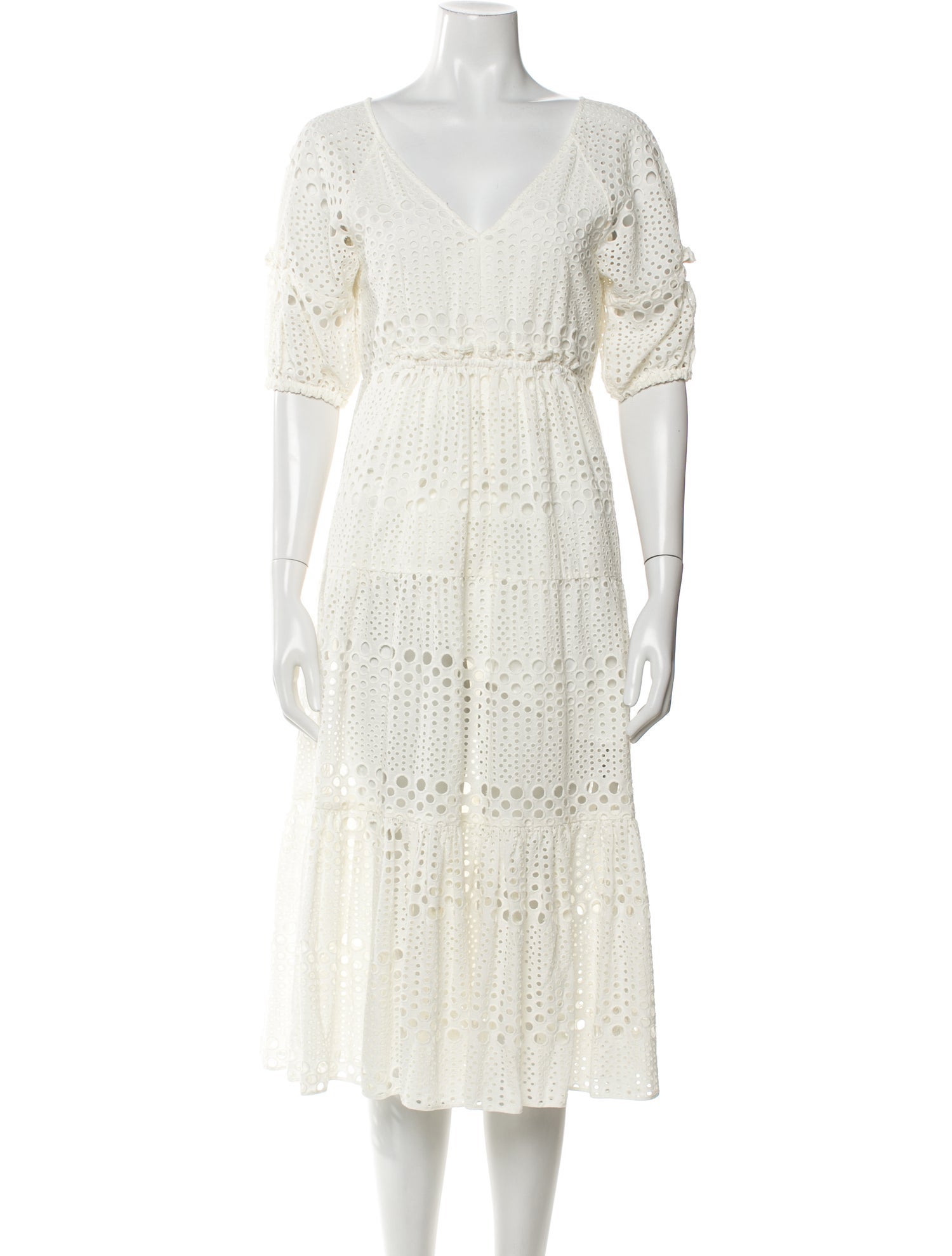 Figue V-Neck Midi Length Dress