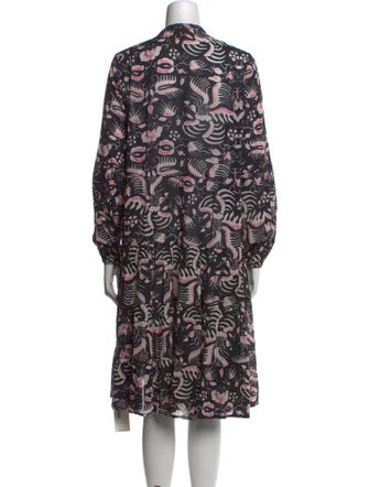 Figue Printed Knee-Length Dress
