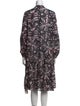 Figue Printed Knee-Length Dress