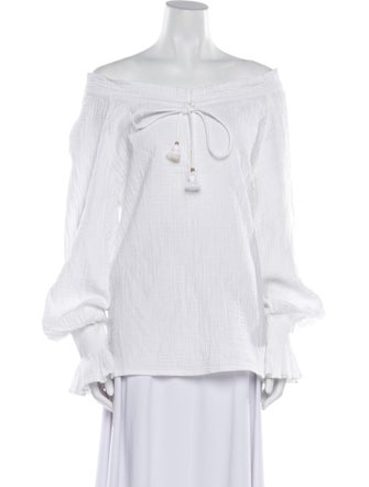 Figue Off-The-Shoulder Long Sleeve Tunic