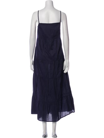 Figue Scoop Neck Long Dress