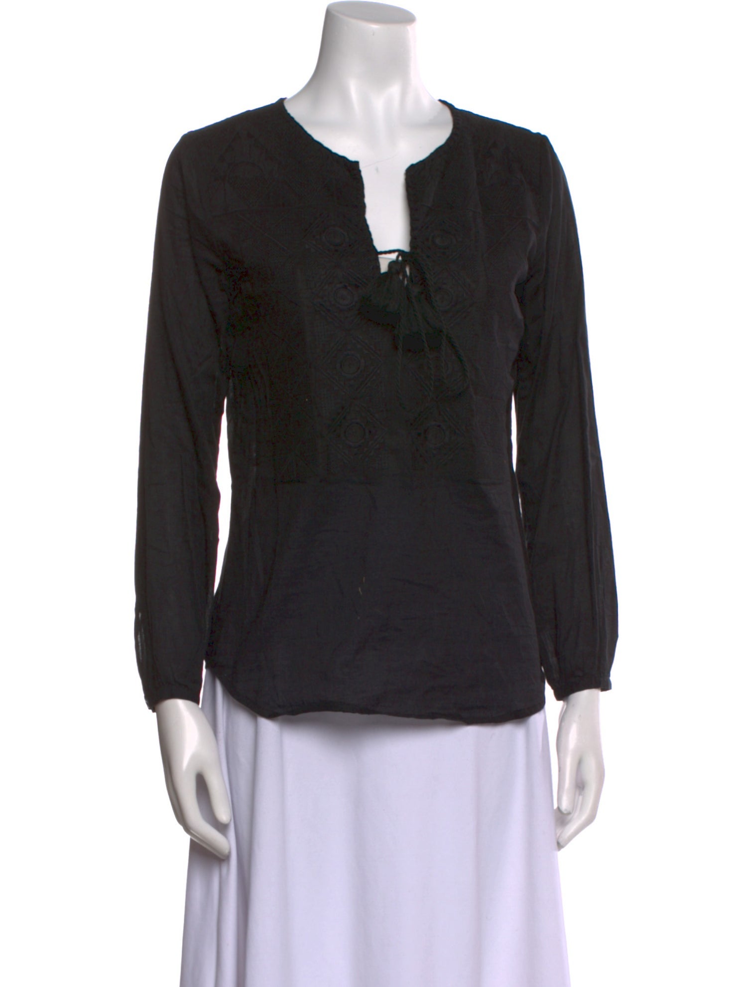 Figue V-Neck Long Sleeve Blouse