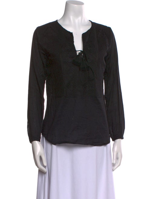 Figue V-Neck Long Sleeve Blouse