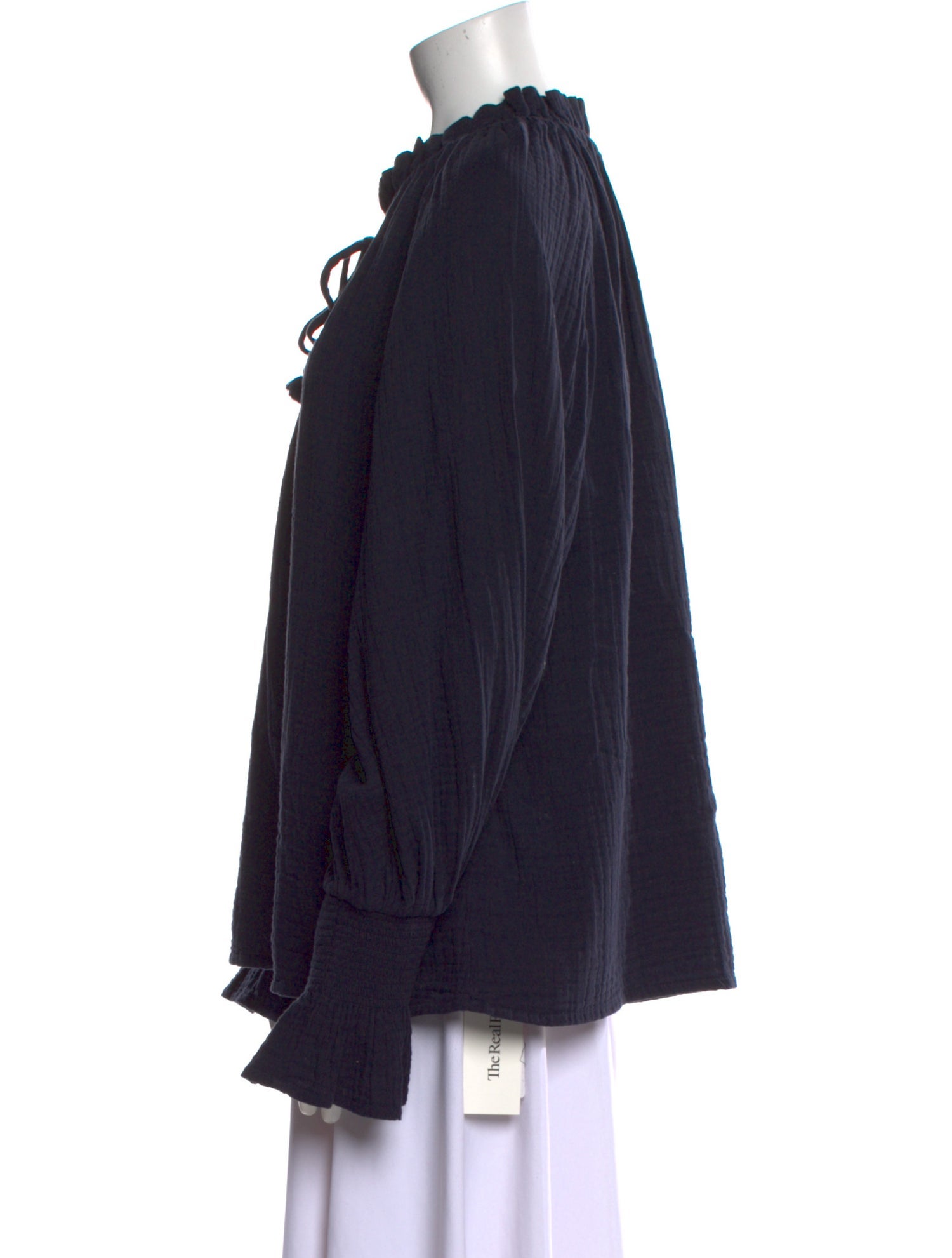 Figue Mock Neck Long Sleeve Blouse