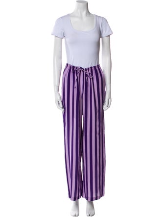 Figue Silk Striped Set
