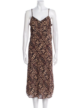 Figue Silk Midi Length Dress