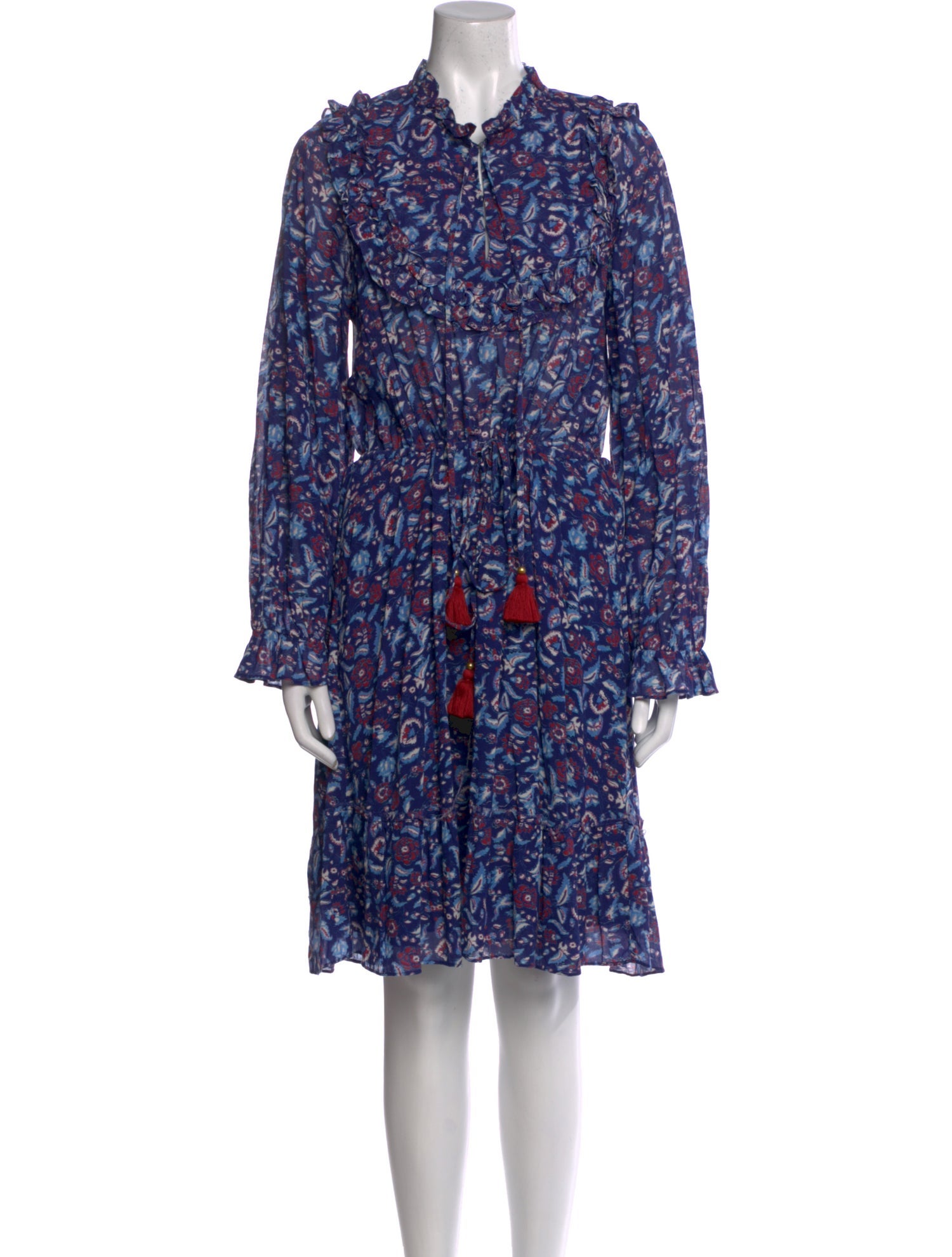 Figue Paisley Print Knee-Length Dress