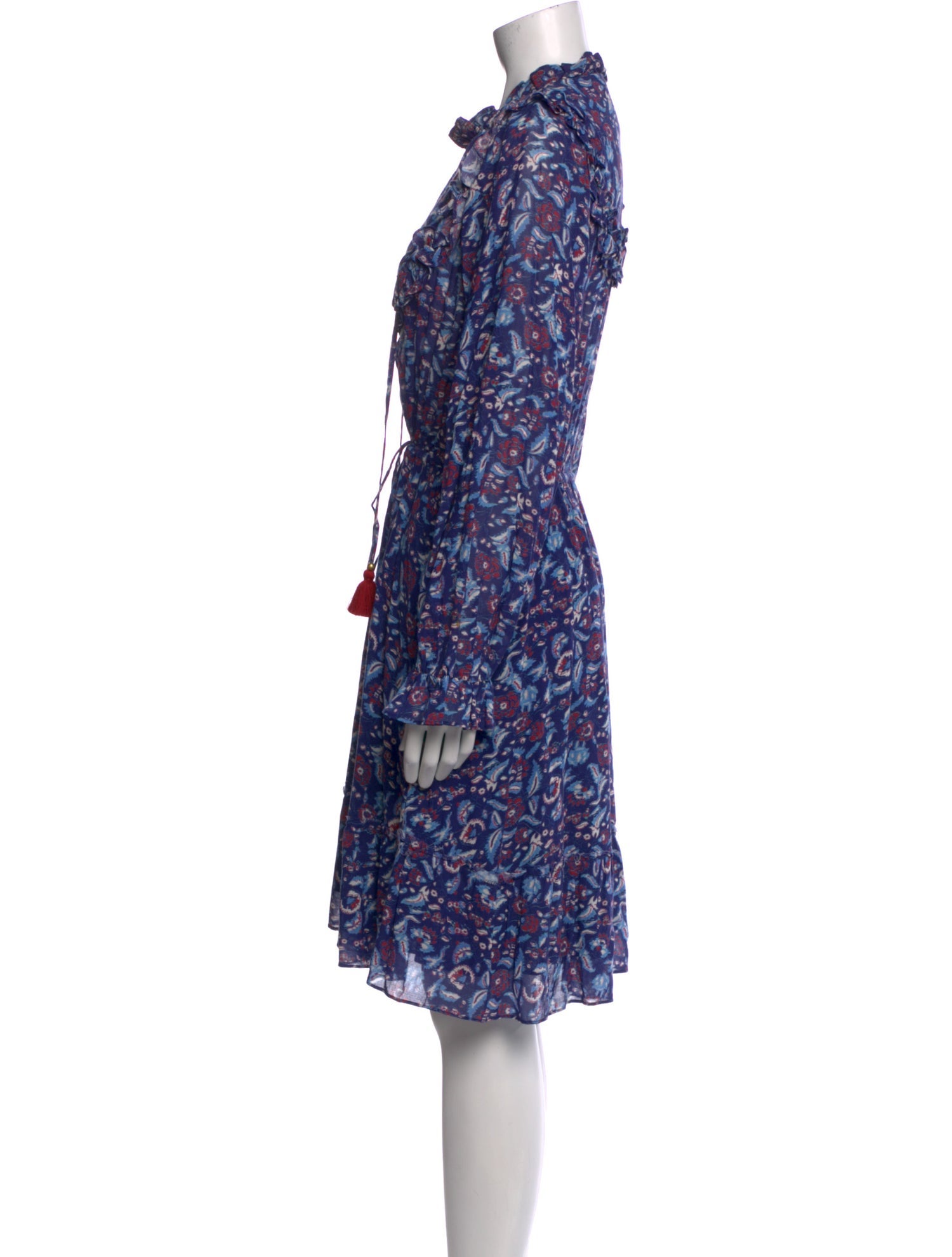 Figue Paisley Print Knee-Length Dress