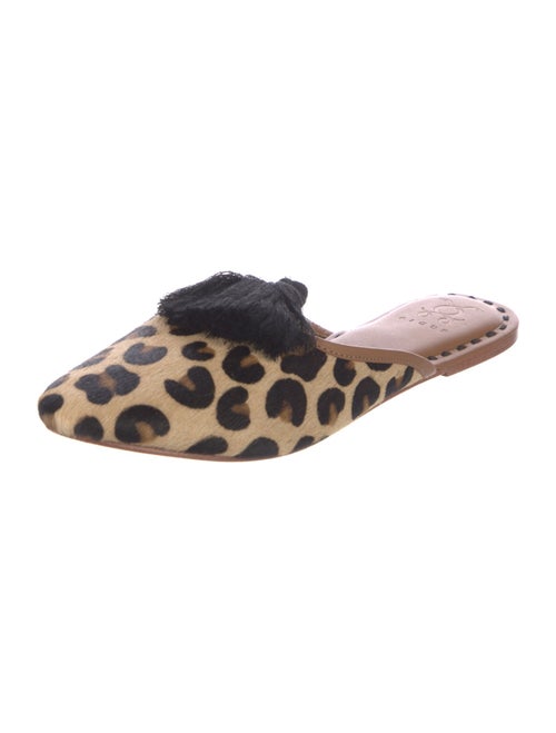 Figue Ponyhair Animal Print Mules
