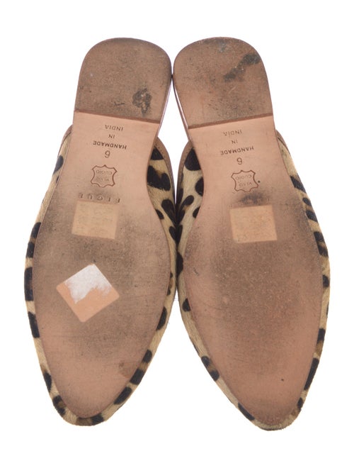 Figue Ponyhair Animal Print Mules