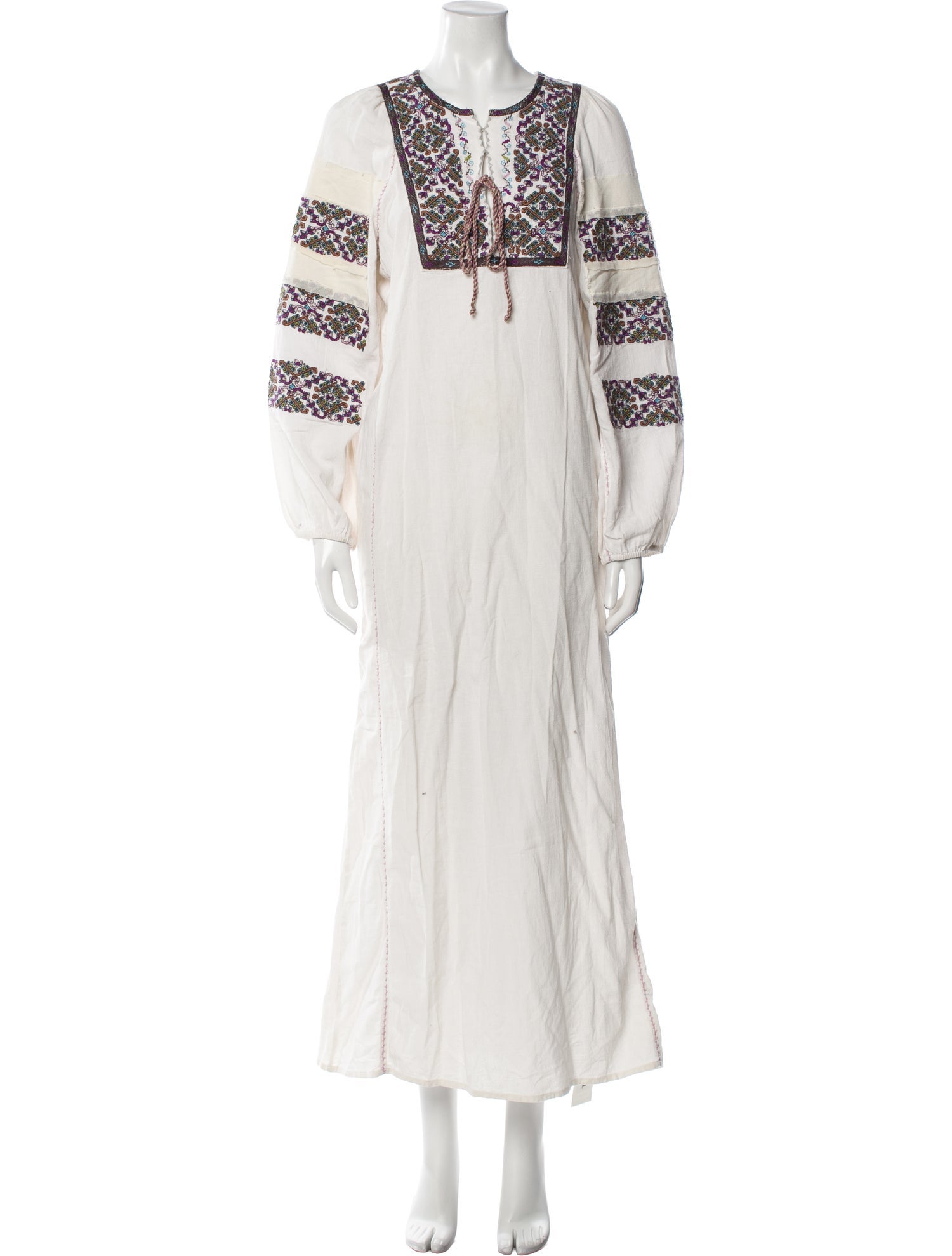 Figue V-Neck Long Dress