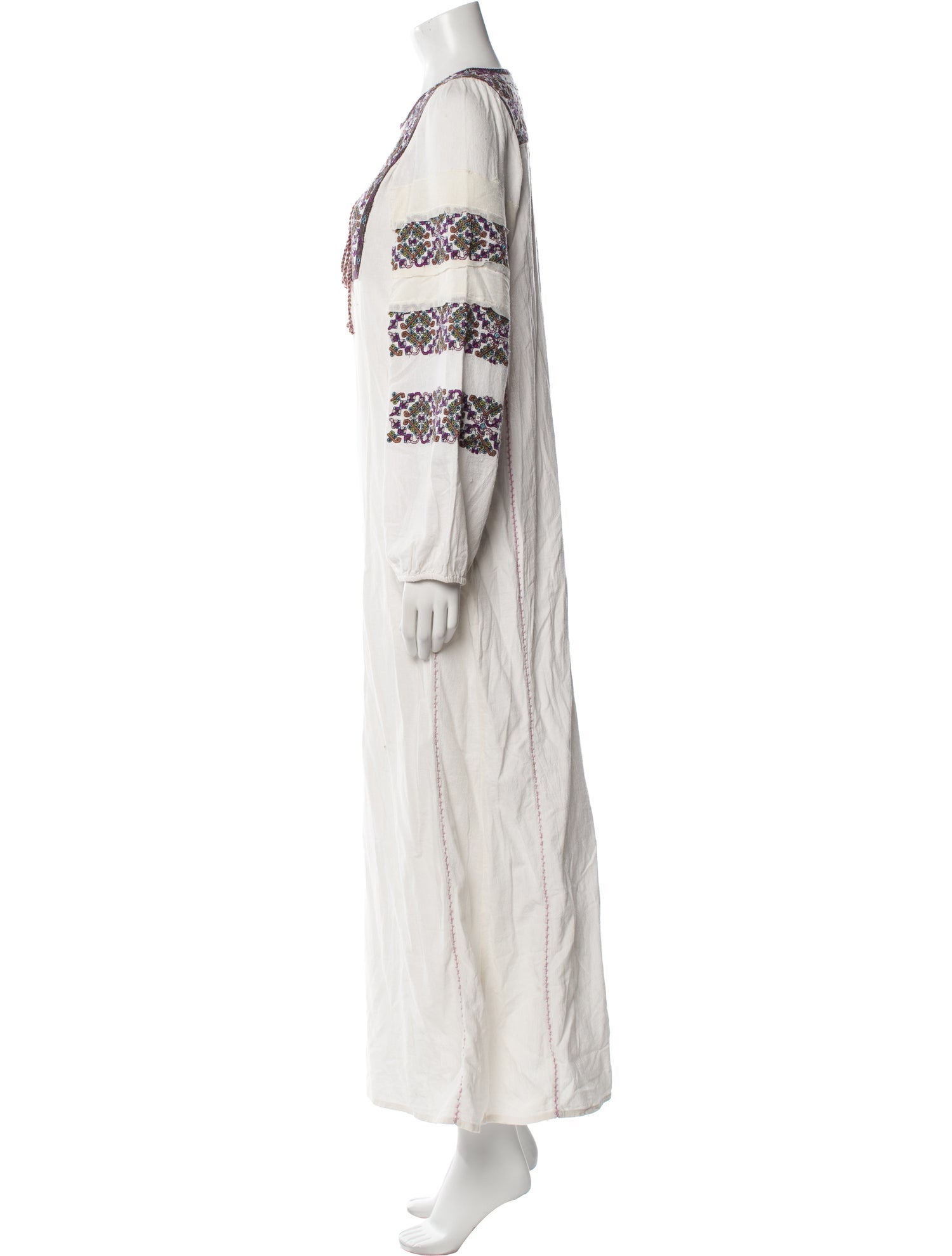 Figue V-Neck Long Dress