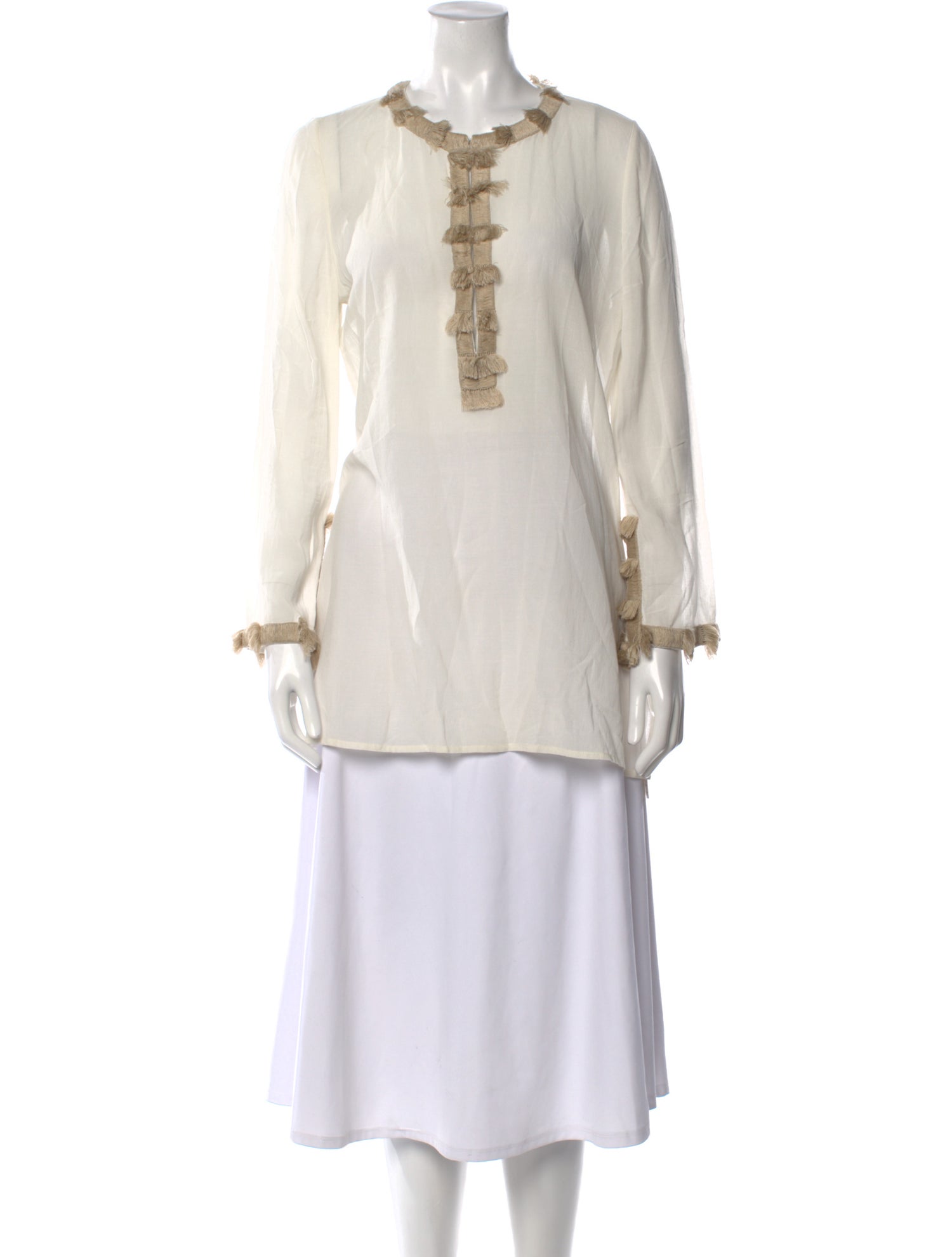 Figue Mock Neck Long Sleeve Tunic