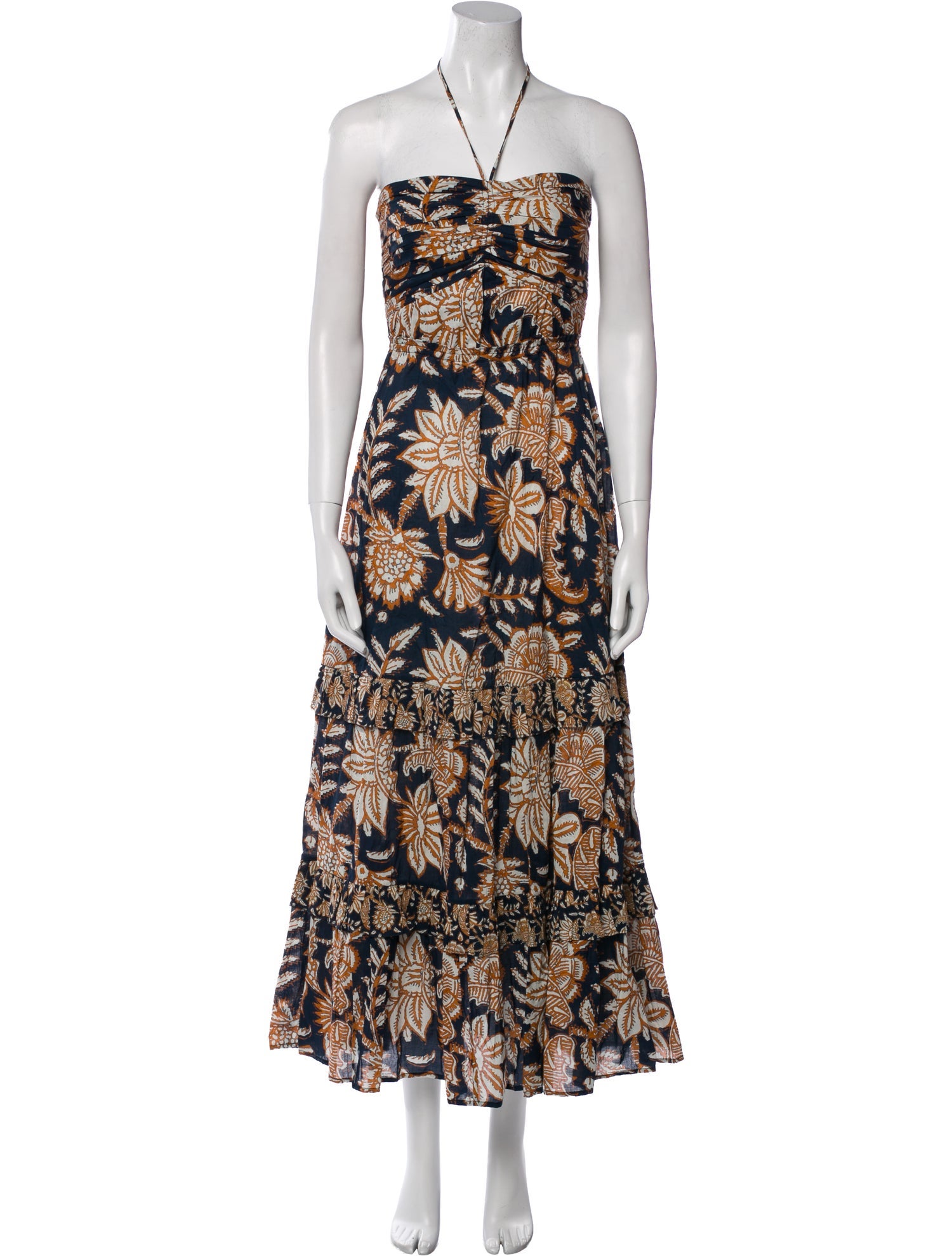 Figue Printed Midi Length Dress