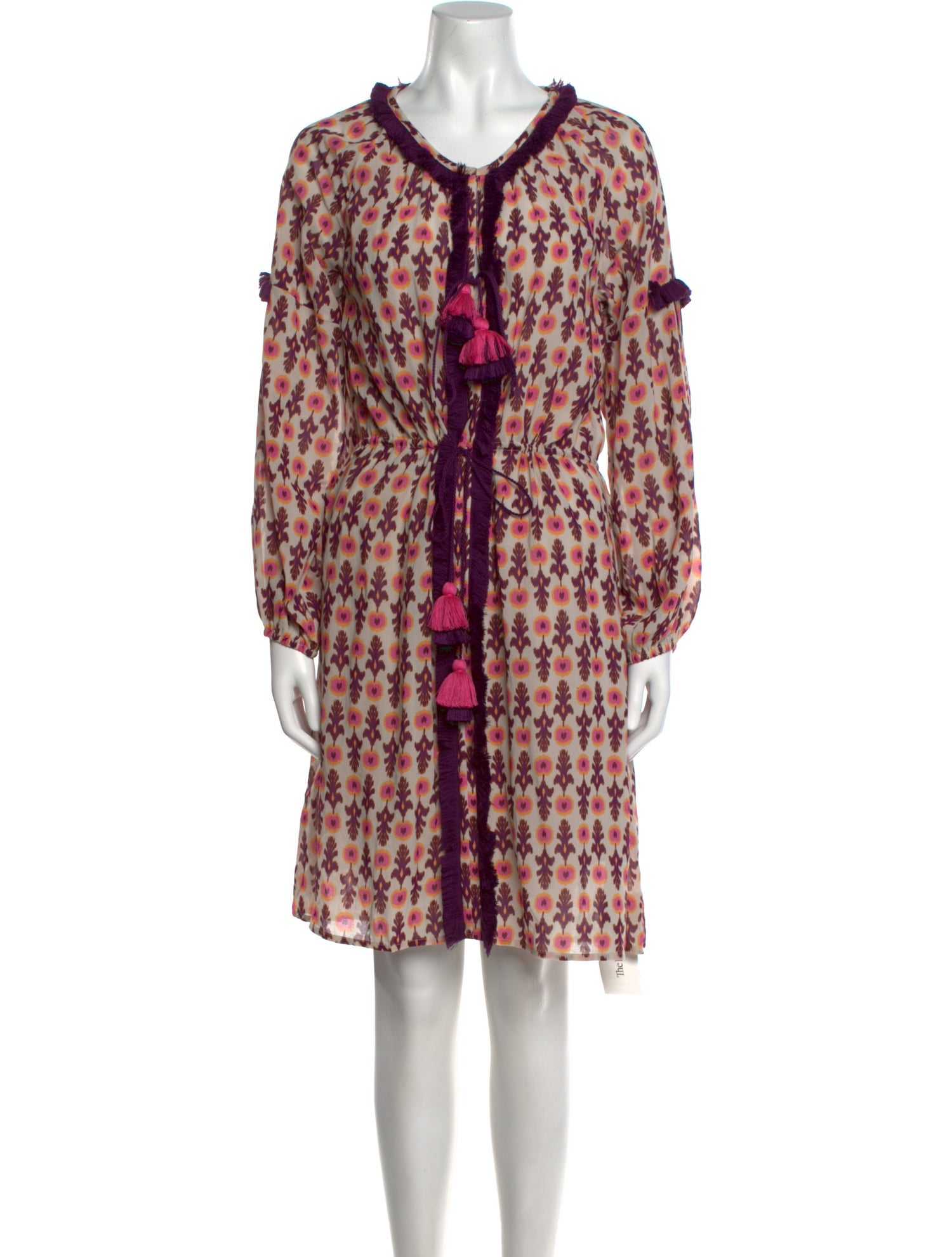 Figue Printed Knee-Length Dress