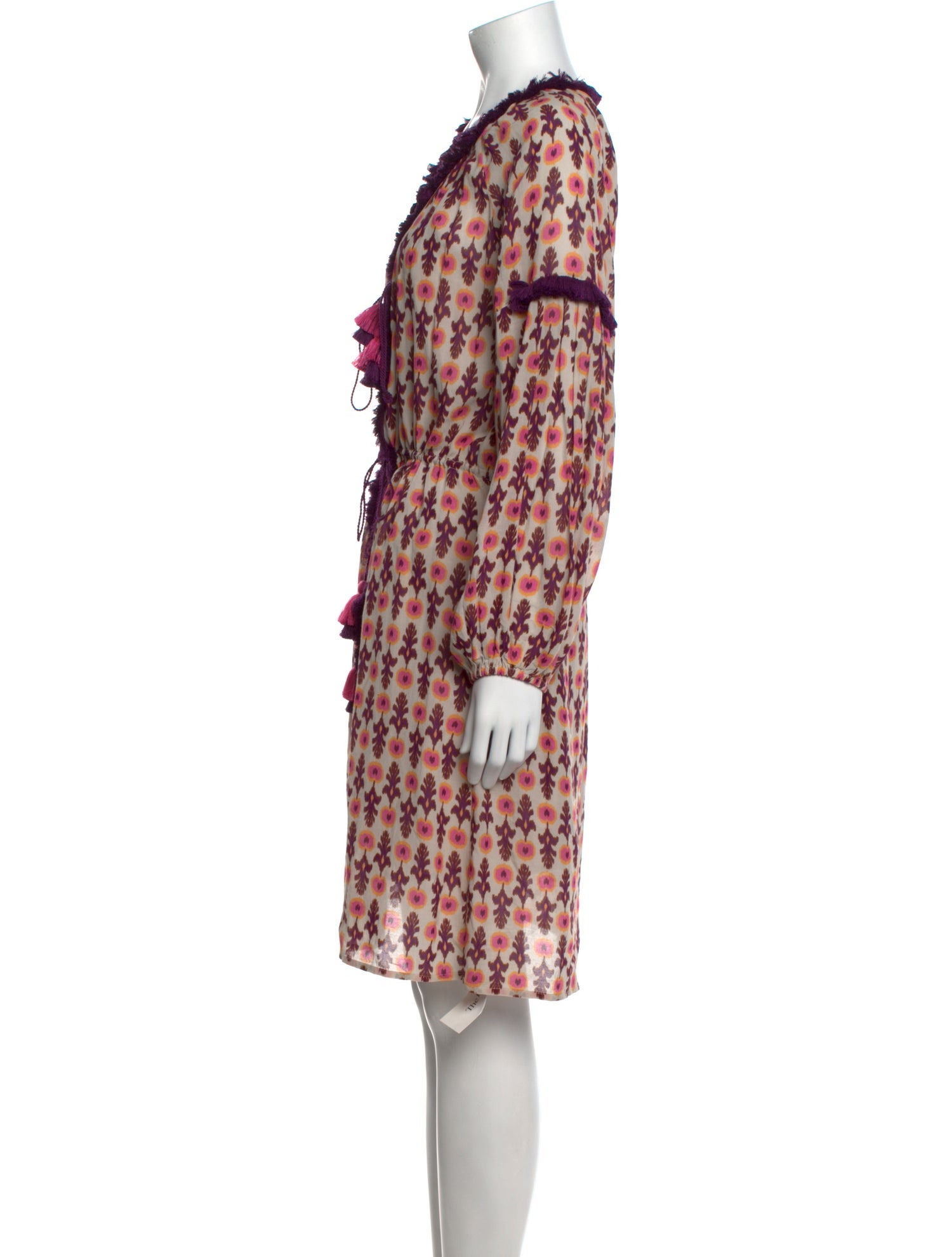 Figue Printed Knee-Length Dress