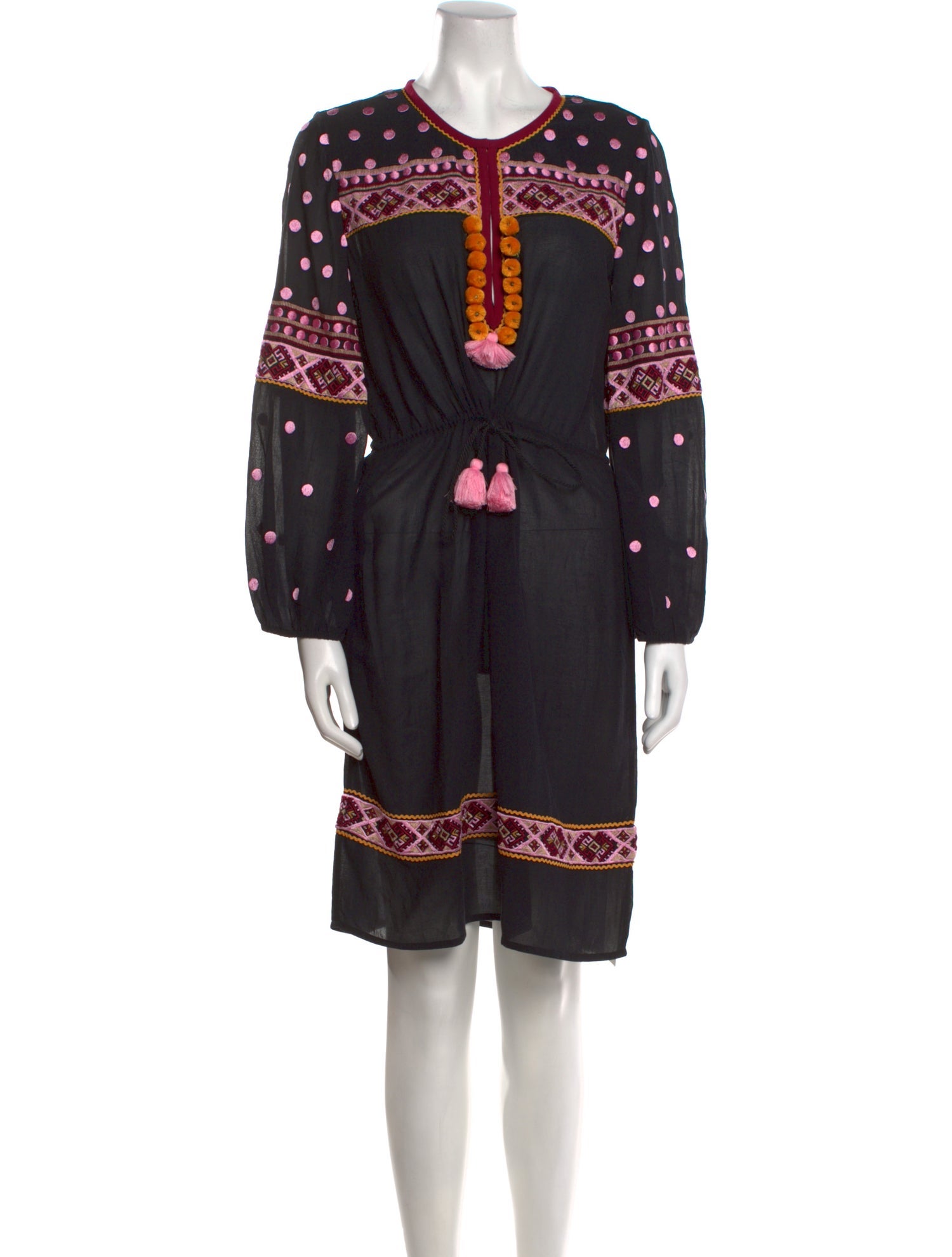 Figue Printed Knee-Length Dress