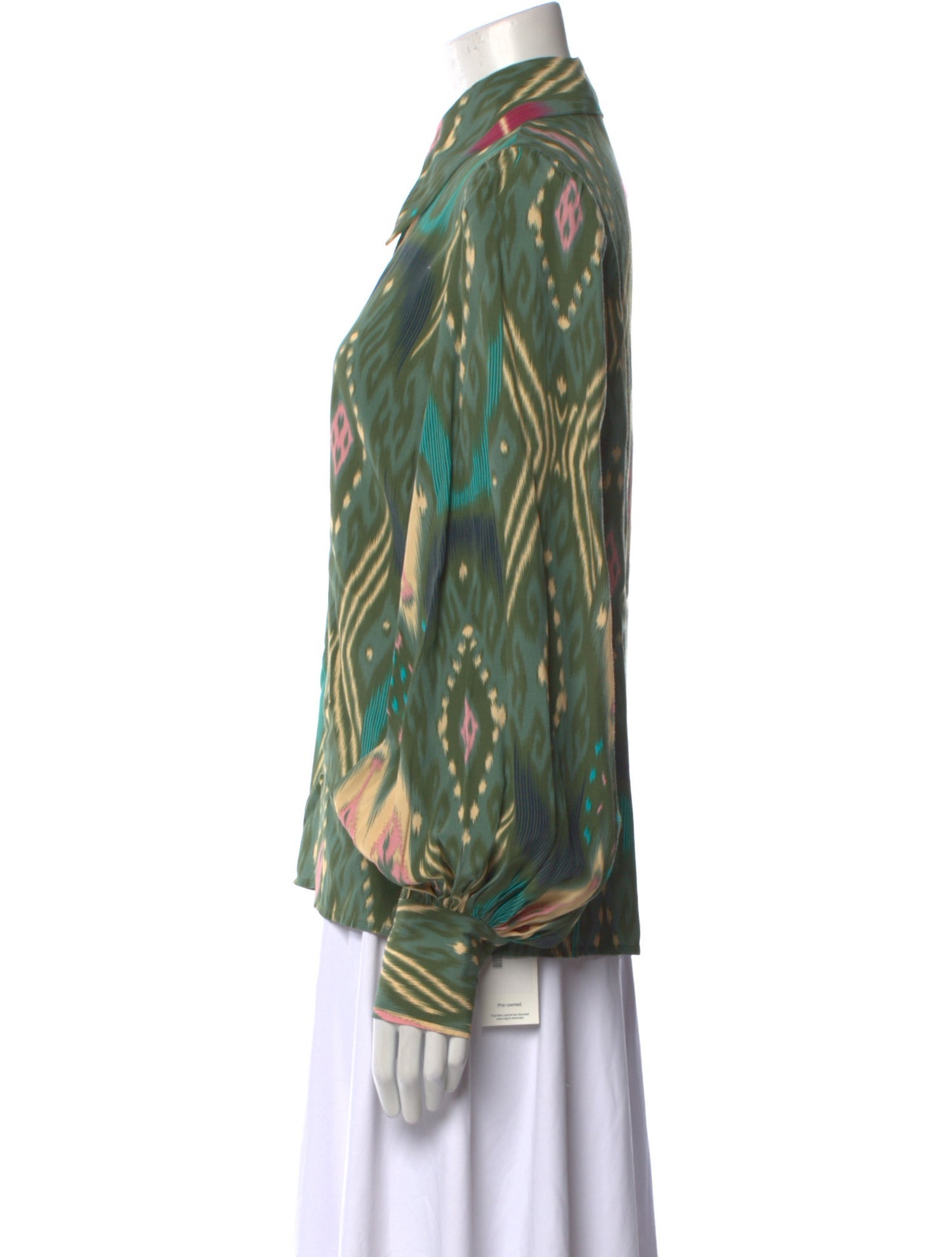 Figue Printed Long Sleeve Blouse