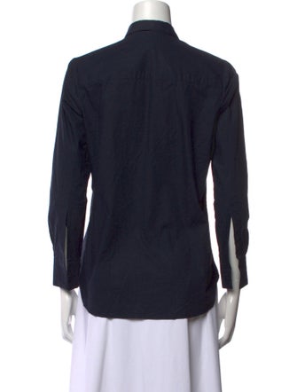 Figue Printed Three-Quarter Sleeve Button-Up Top