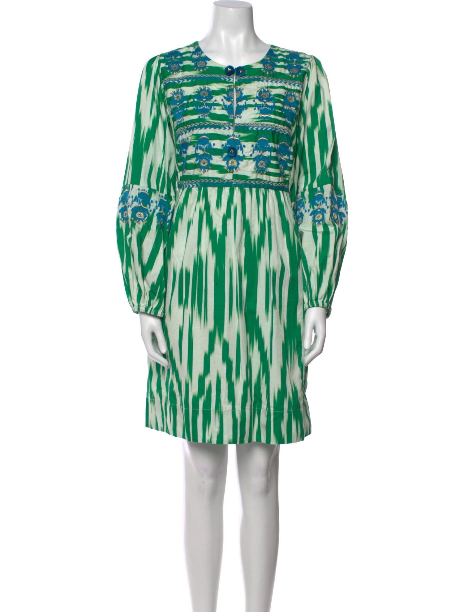 Figue Printed Knee-Length Dress