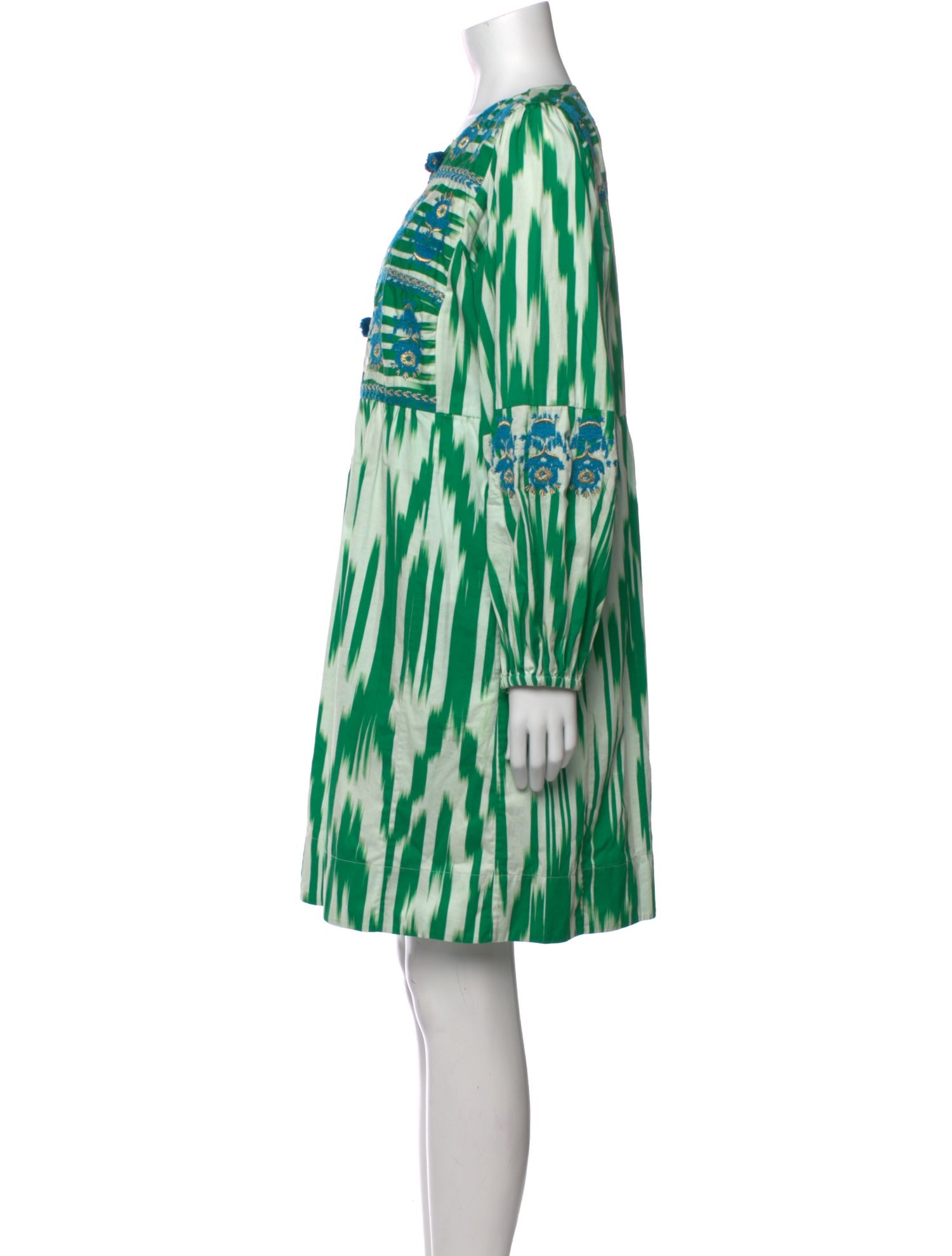 Figue Printed Knee-Length Dress