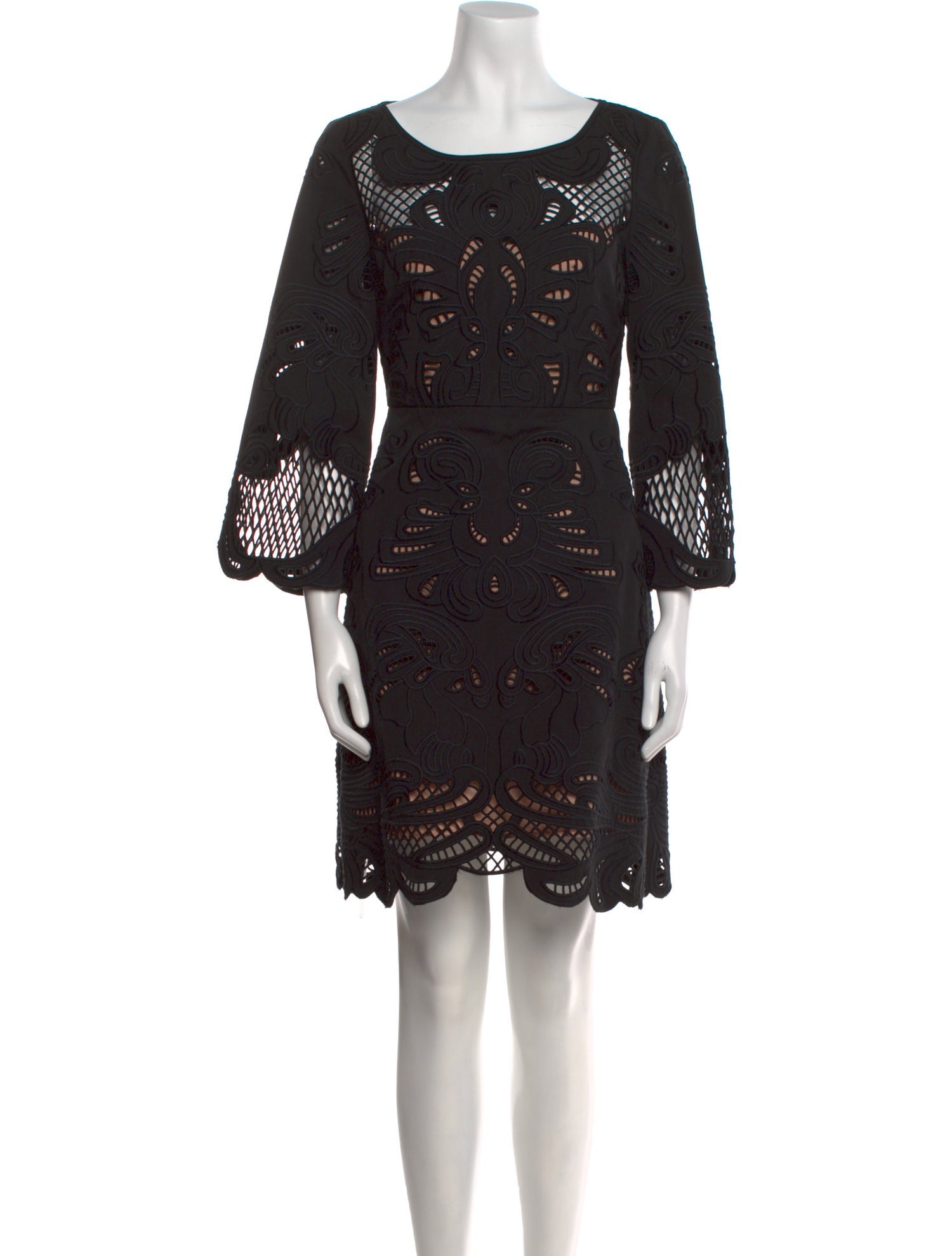 Figue Scoop Neck Mini Dress