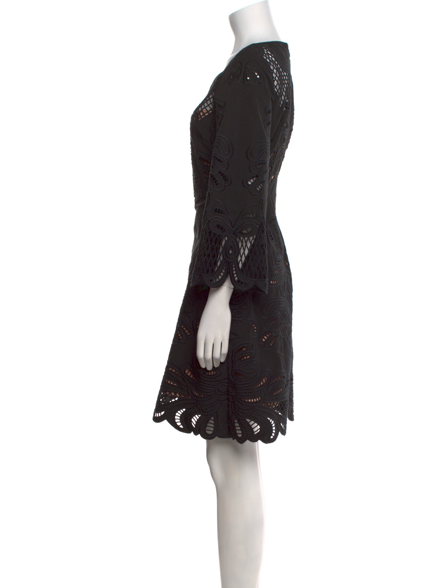 Figue Scoop Neck Mini Dress