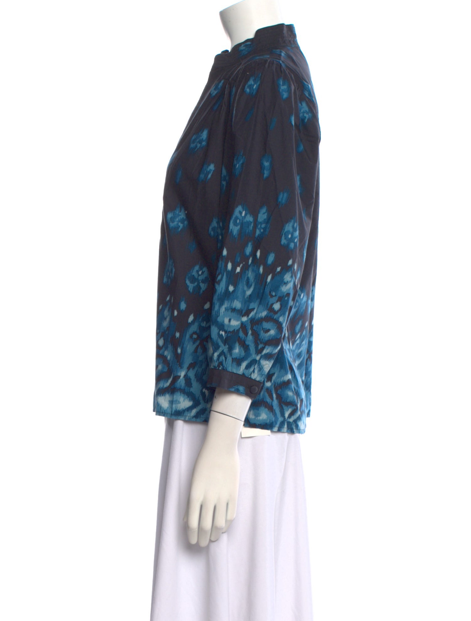 Figue Printed V-Neck Blouse w/ Tags