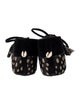 Figue Ponyhair Polka Dot Print Moccasins