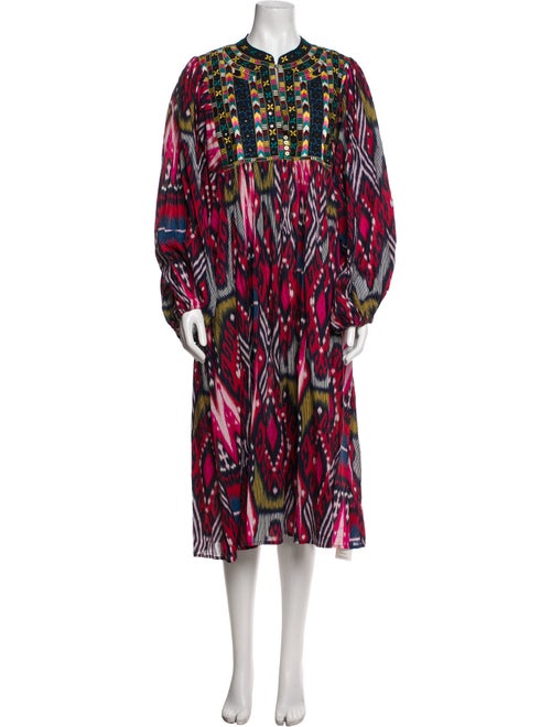 Figue Printed Midi Length Dress