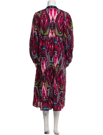 Figue Printed Midi Length Dress