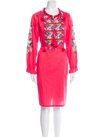 Figue Graphic Print Knee-Length Dress