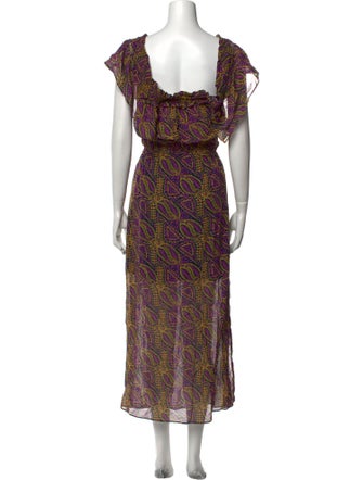 Figue Printed Long Dress